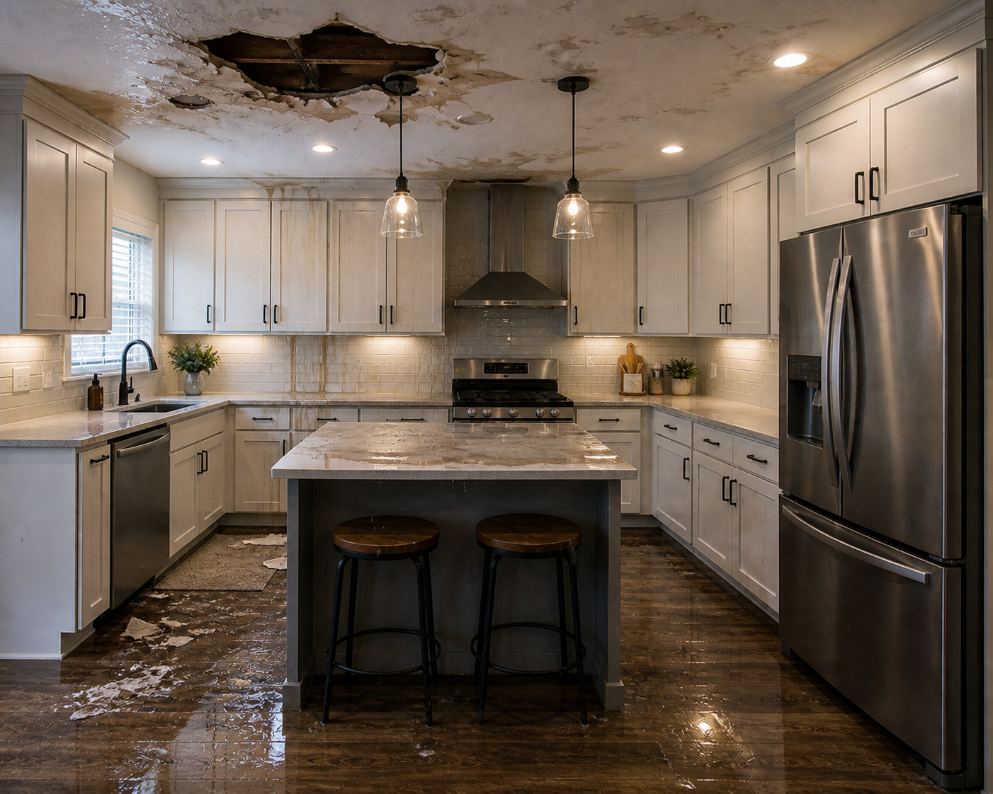 Before — Kitchen Water Damage · Phoenix, AZ